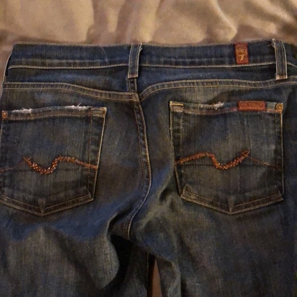 👗 7for all mankind bootcut size 25 bronze decor - Picture 7 of 11